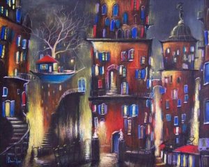 tunderorszag_bejarata_painting_by_csanalosi_tibor_nr387